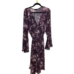 Soprano Sheer Wrap Robe Cover-up Nightgown Size Small/Medium Floral Cottage